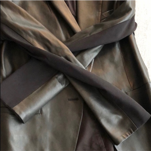 Authentic Veronica Beard Dickey Leather Blazer Jacket EUC - Picture 4 of 7